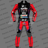 Aleix Espargaro Aprilia MotoGP 2023 Motorcycle Leather Racing Suit Back